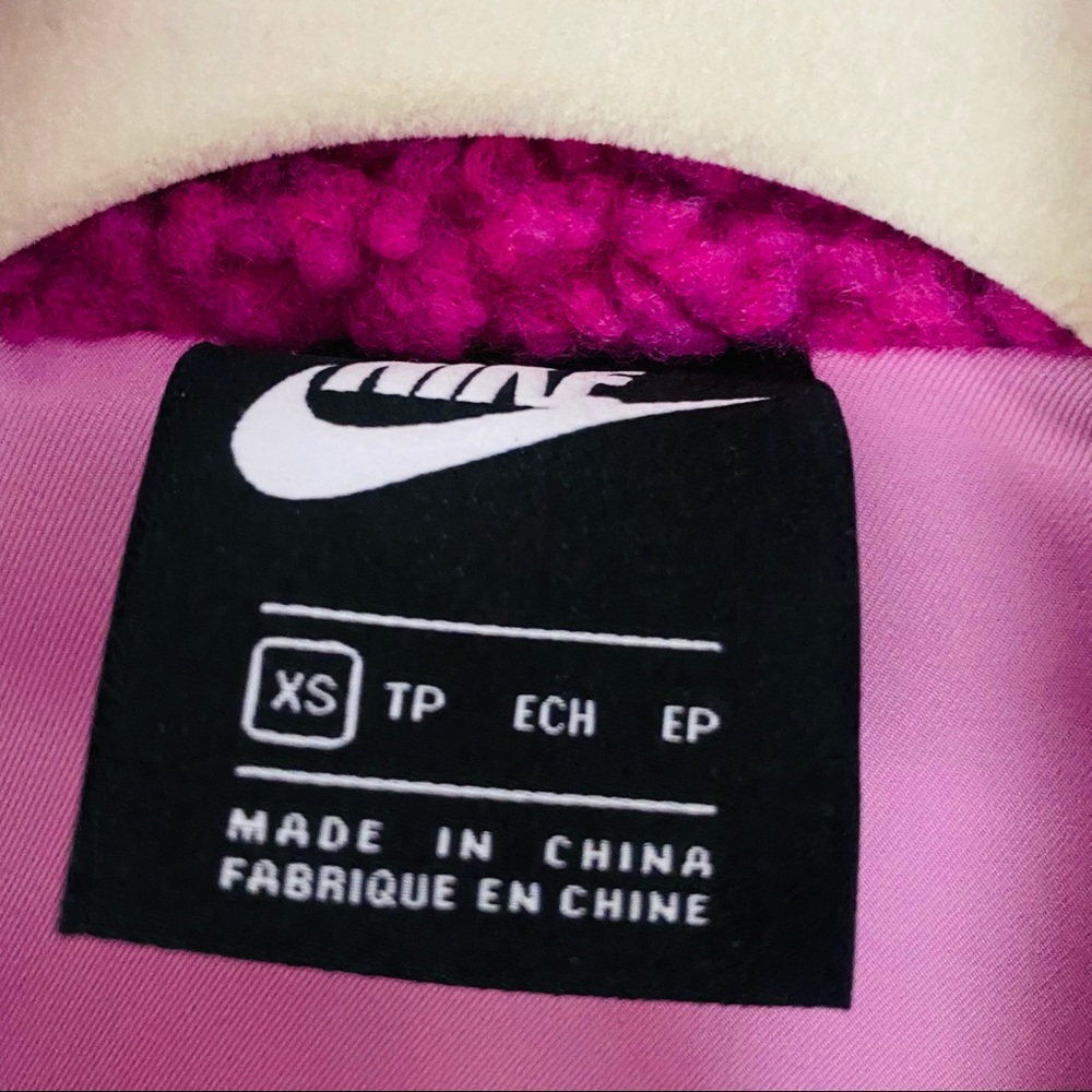 New  Nike Sportswear Sherpa teddy Fleece Jacket - Picture 9 of 9